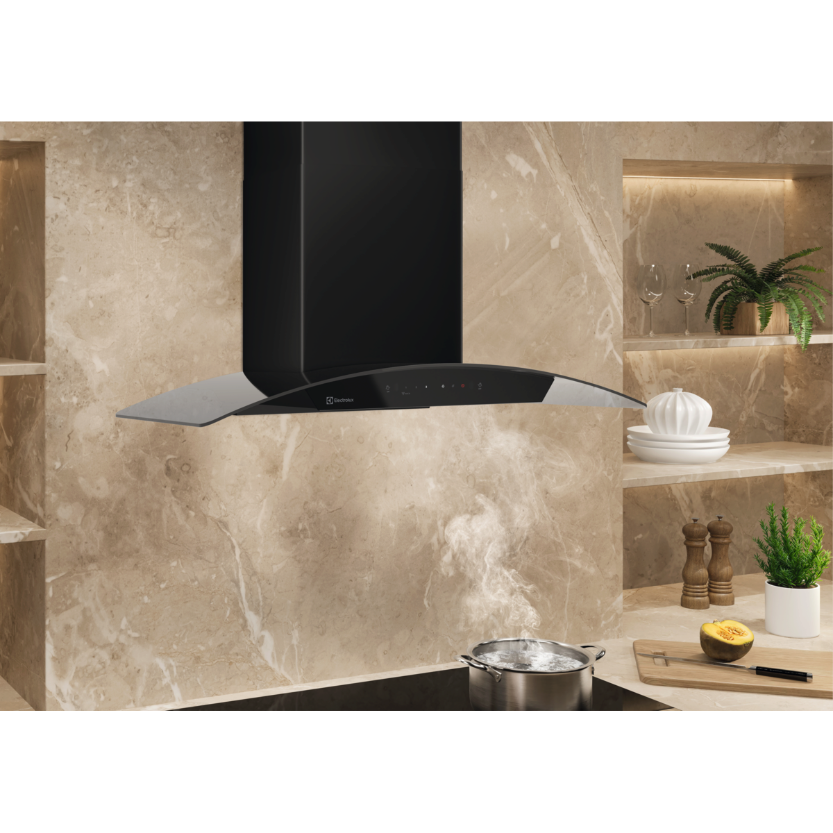 90cm chimney extractor hood ECC9841GB ( 700 Series )