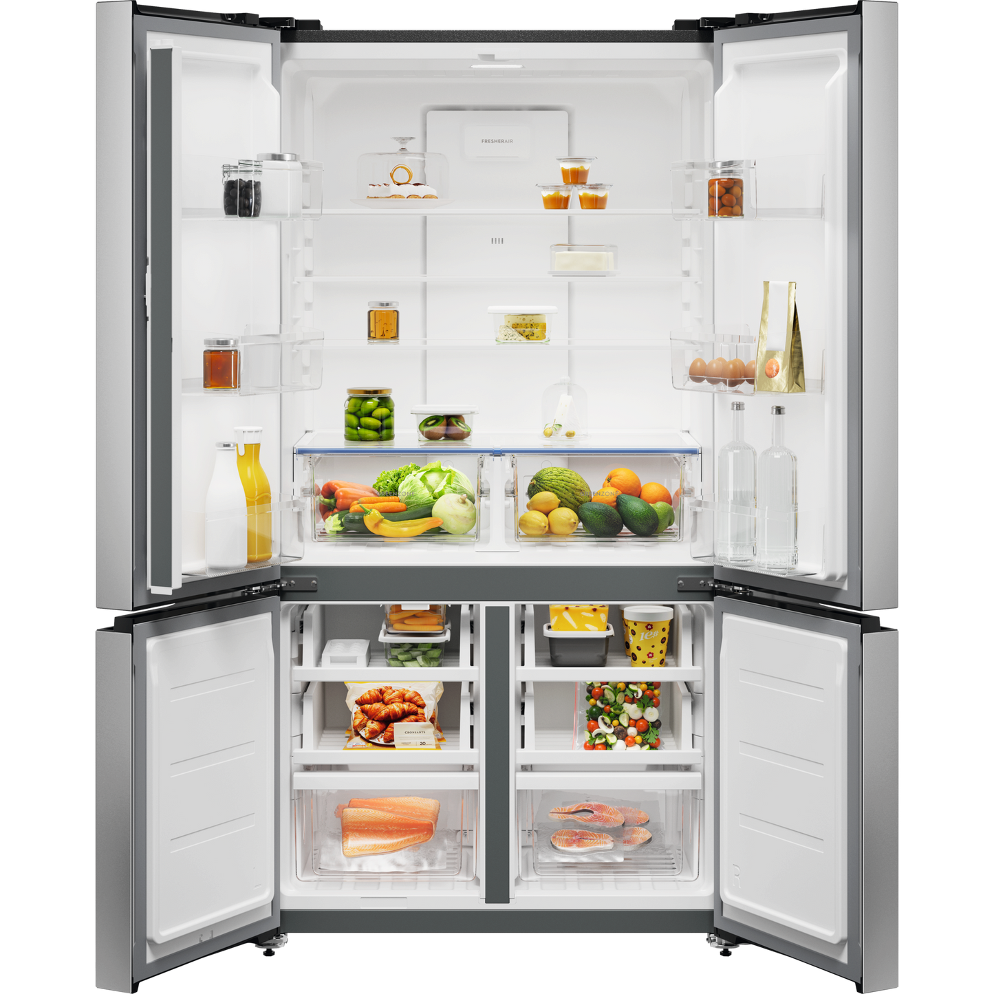 547L Quad door refrigerator EQE5400D-S