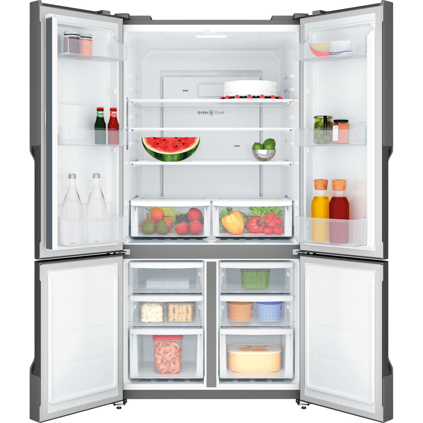 564L Quad door refrigerator EQE5600B-S