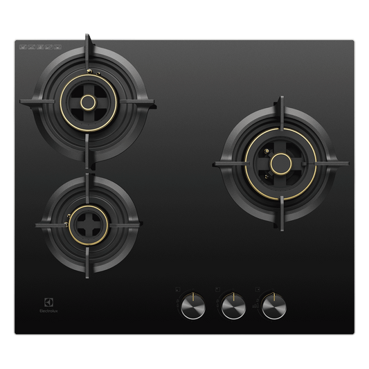 60cm 3-burner built-in gas hob - EHG6330BC (UltimateTaste 300)