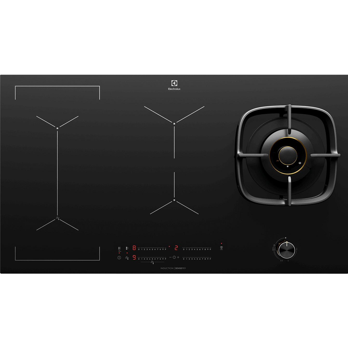 90cm built-in hybrid induction hob - EHH957BE ( UltimateTaste 900 )