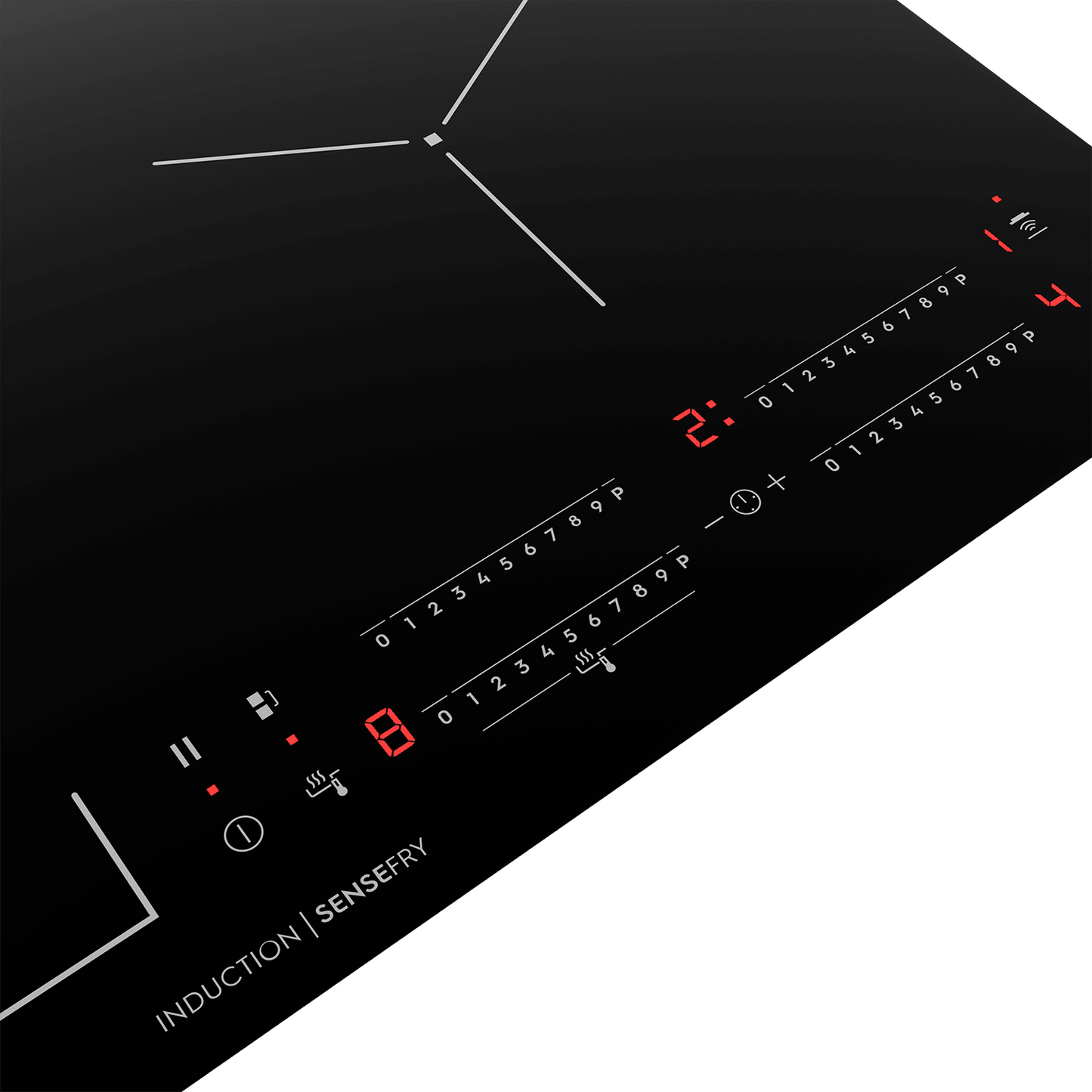 60cm 4-burner built-in induction hob EHI645BE (UltimateTaste 700)