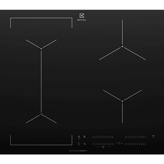 60cm 4-burner built-in induction hob EHI645BE (UltimateTaste 700)