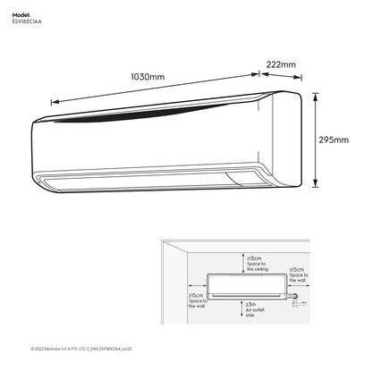 ESV183C1AA - 1.5 Ton inverter air conditioner (UltimateHome 300)