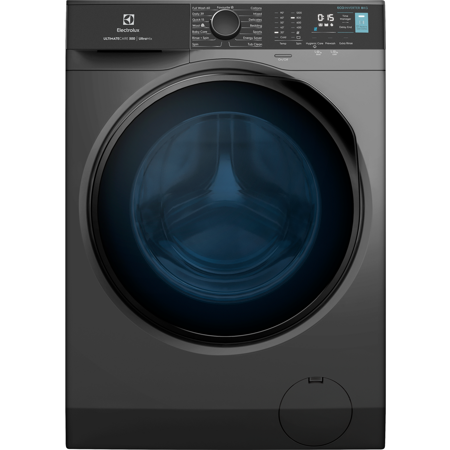 8kg front load washing machine EWF8024R5SB ( UltimateCare 500 )