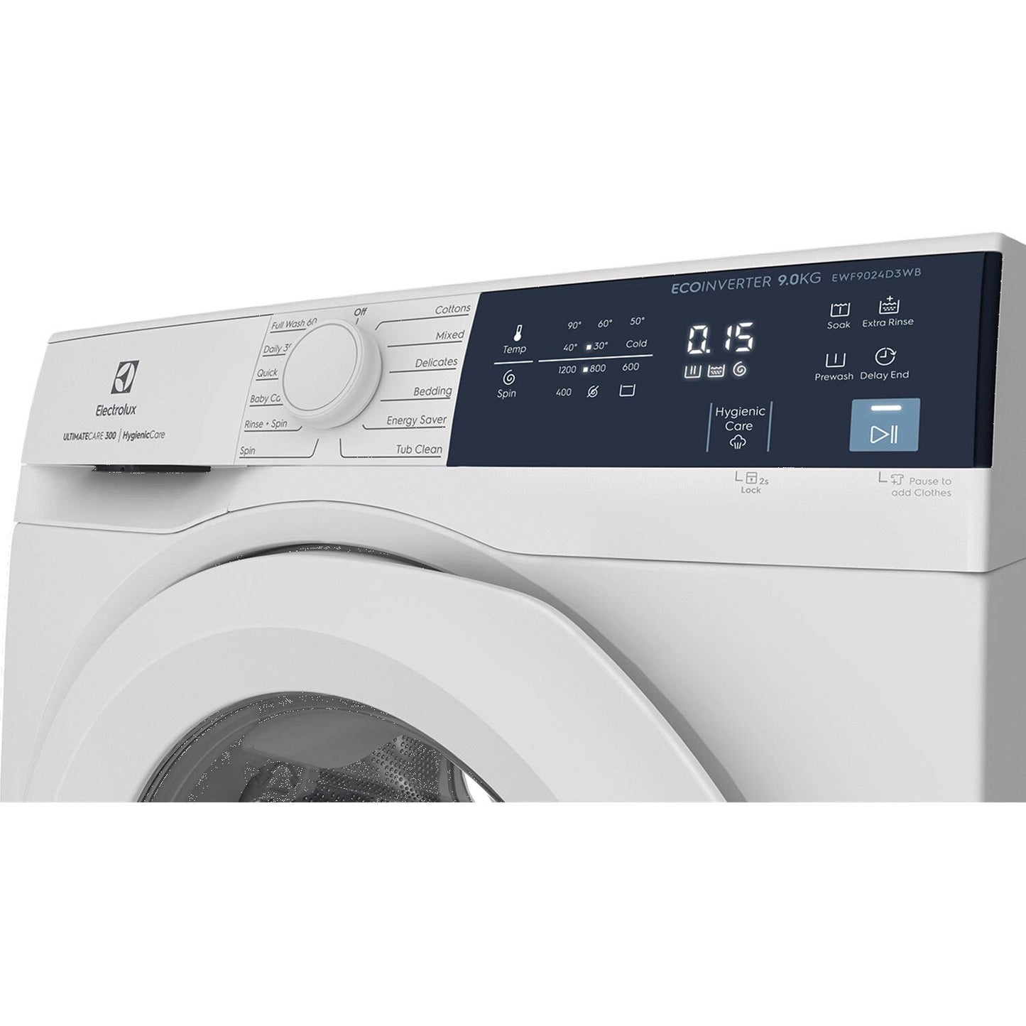 9kg front load washing machine EWF9024D3WB ( UltimateCare 300 )