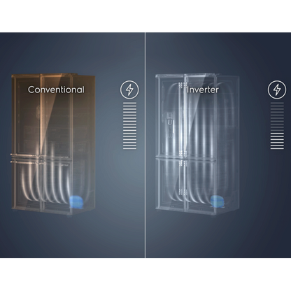 565L French door refrigerator EHE5600D-S